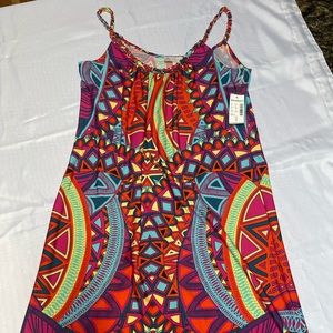 NWT - summer dress - knee length - size small cute for vacay!!